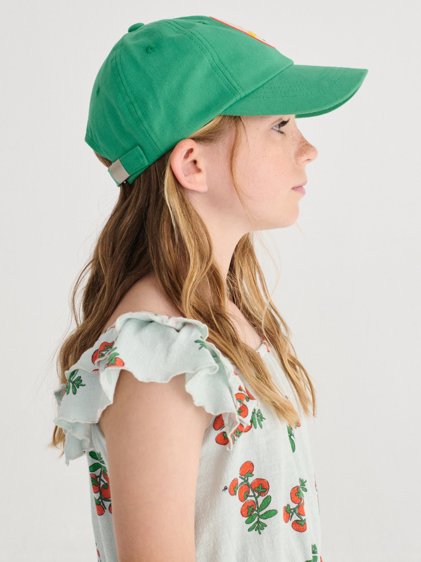 Bobo Choses Mr. PICKLES patch cap green