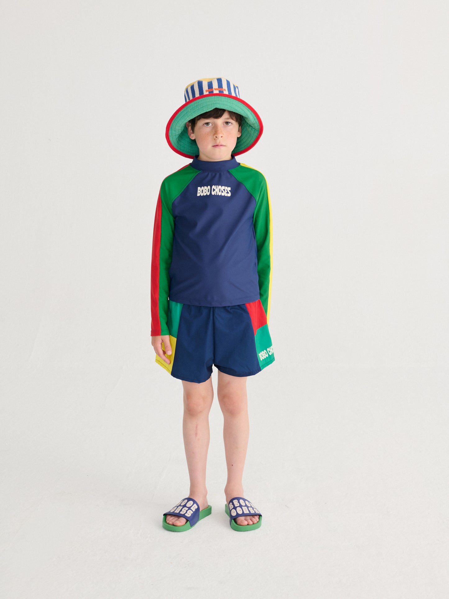 Bobo Choses COLOR BLOCK swim trunks
