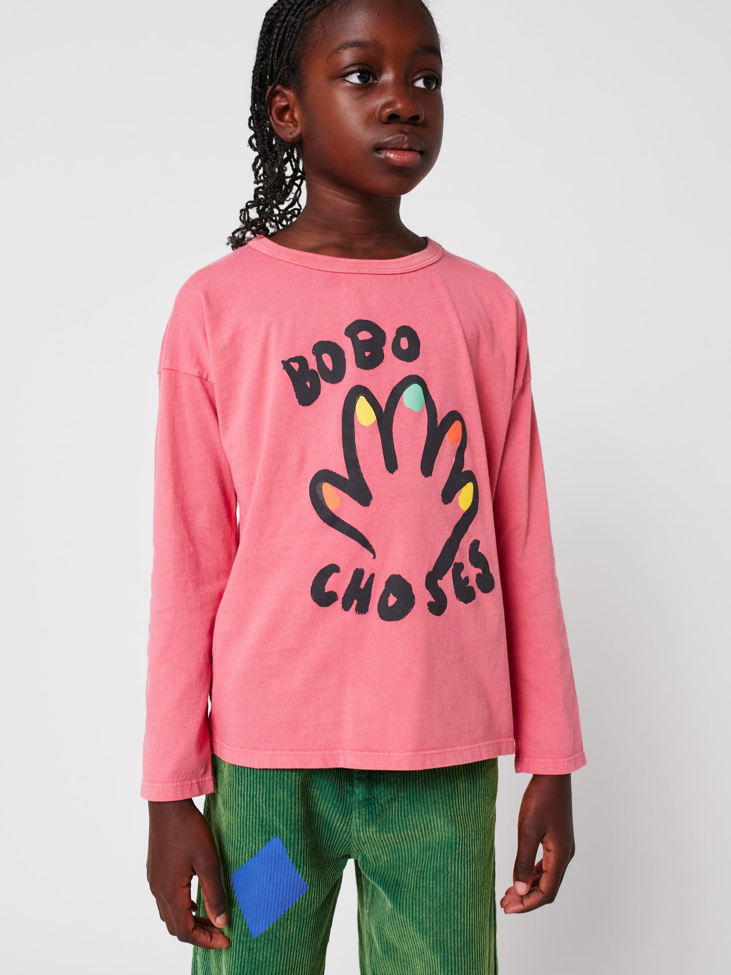 Bobo Choses HIGH FIVE T-shirt pink