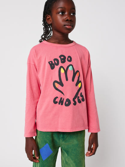 Bobo Choses HIGH FIVE T-shirt pink