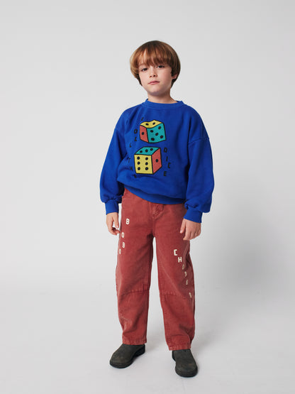 Bobo Choses ROLL THE DICE sweatshirt blue