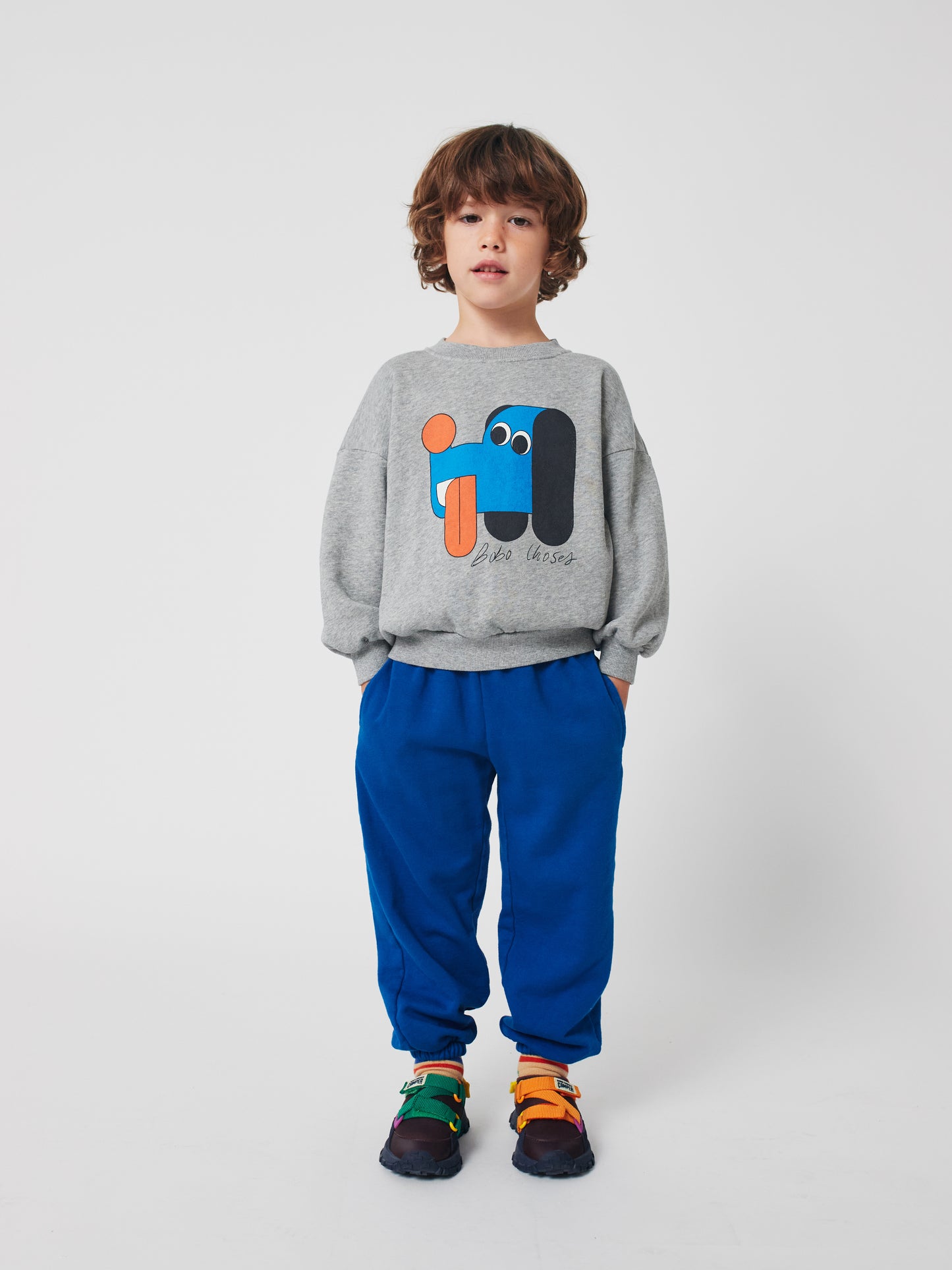 Bobo Choses DOGGY MATE sweatshirt heather grey