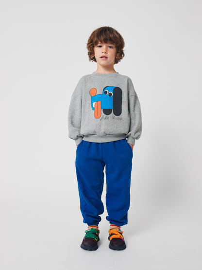 Bobo Choses DOGGY MATE sweatshirt heather grey