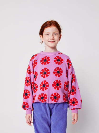 Bobo Choses KALEIDOSCOPE all over sweatshirt purple
