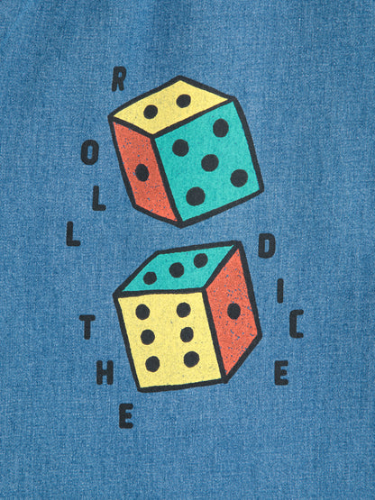 Bobo Choses ROLL THE DICE light denim pants