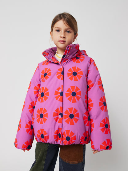 Bobo Choses KALEIDOSCOPE all over anorak purple