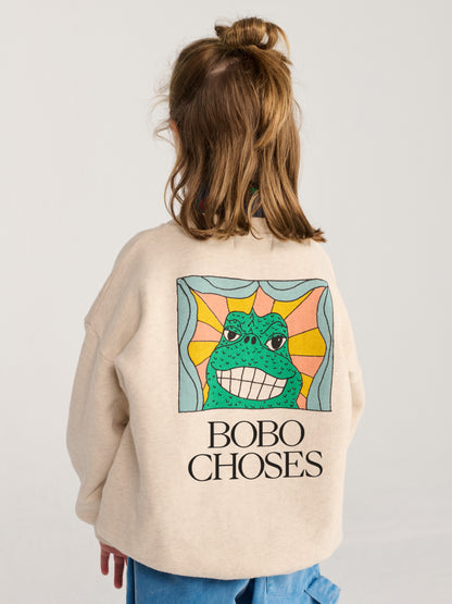 Bobo Choses Beast sweatshirt beige