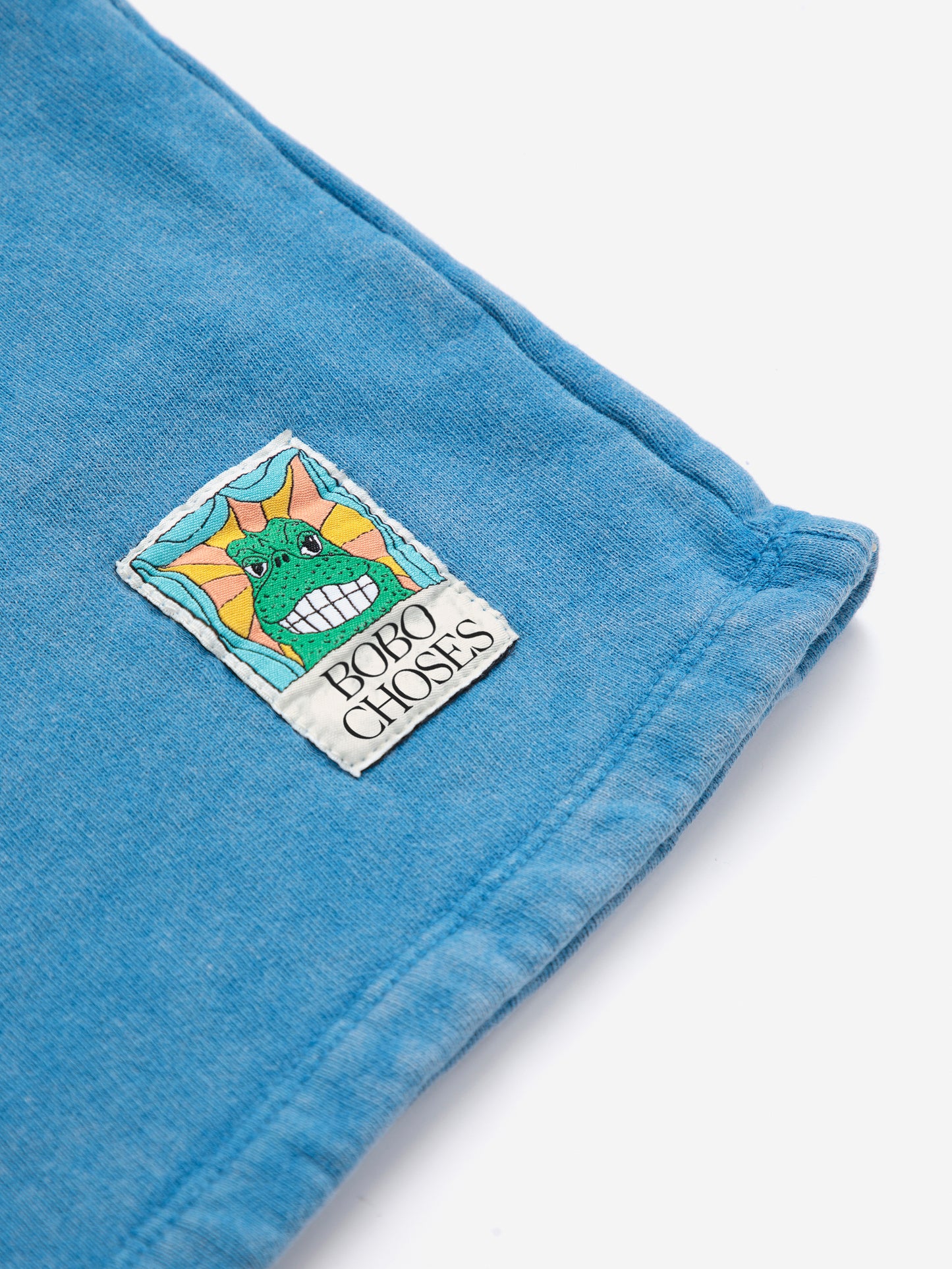 Bobo Choses Beast Tag polo sweatshirt light blue