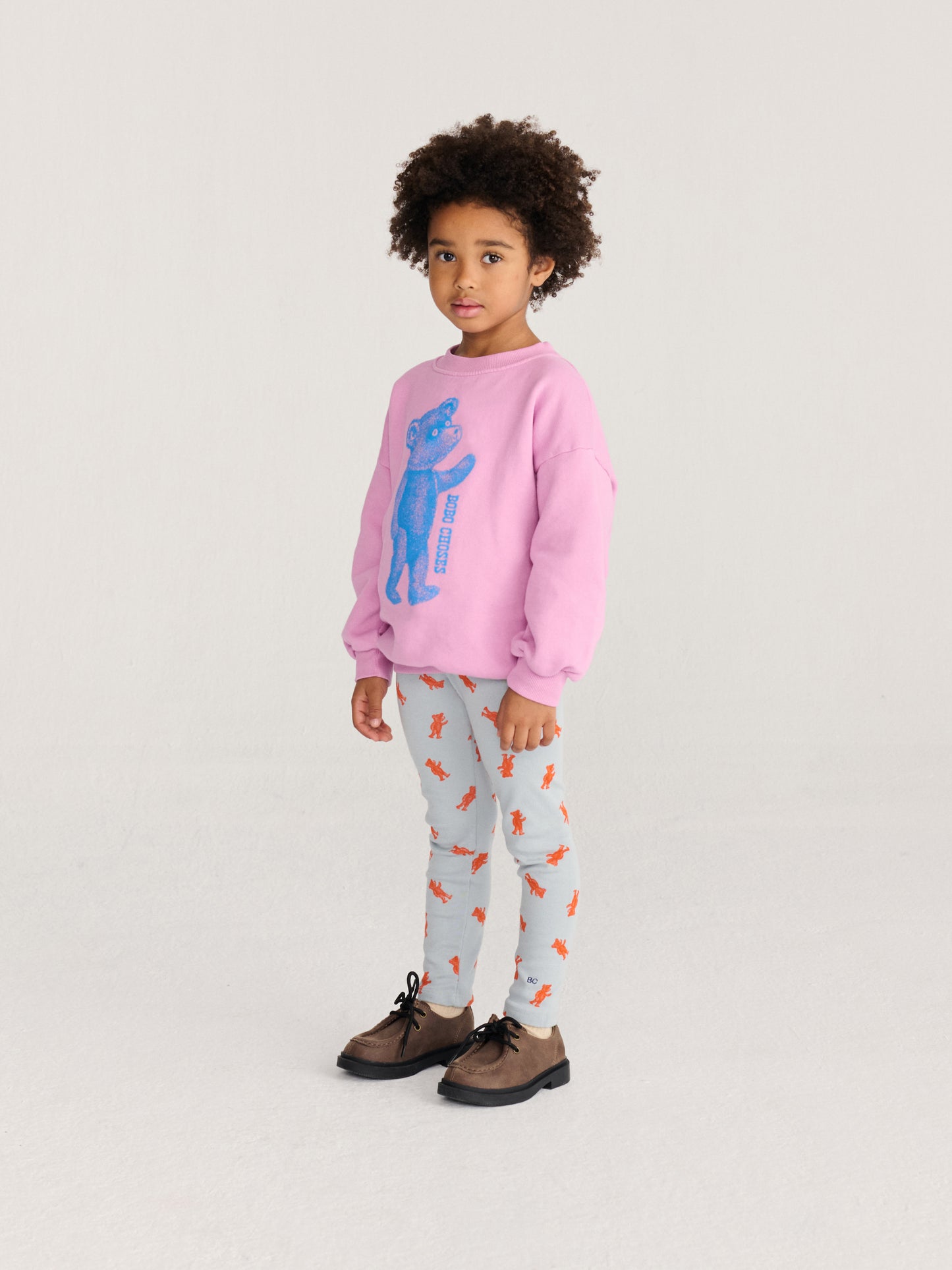 Bobo Choses Softpaw Monster sweatshirt pink
