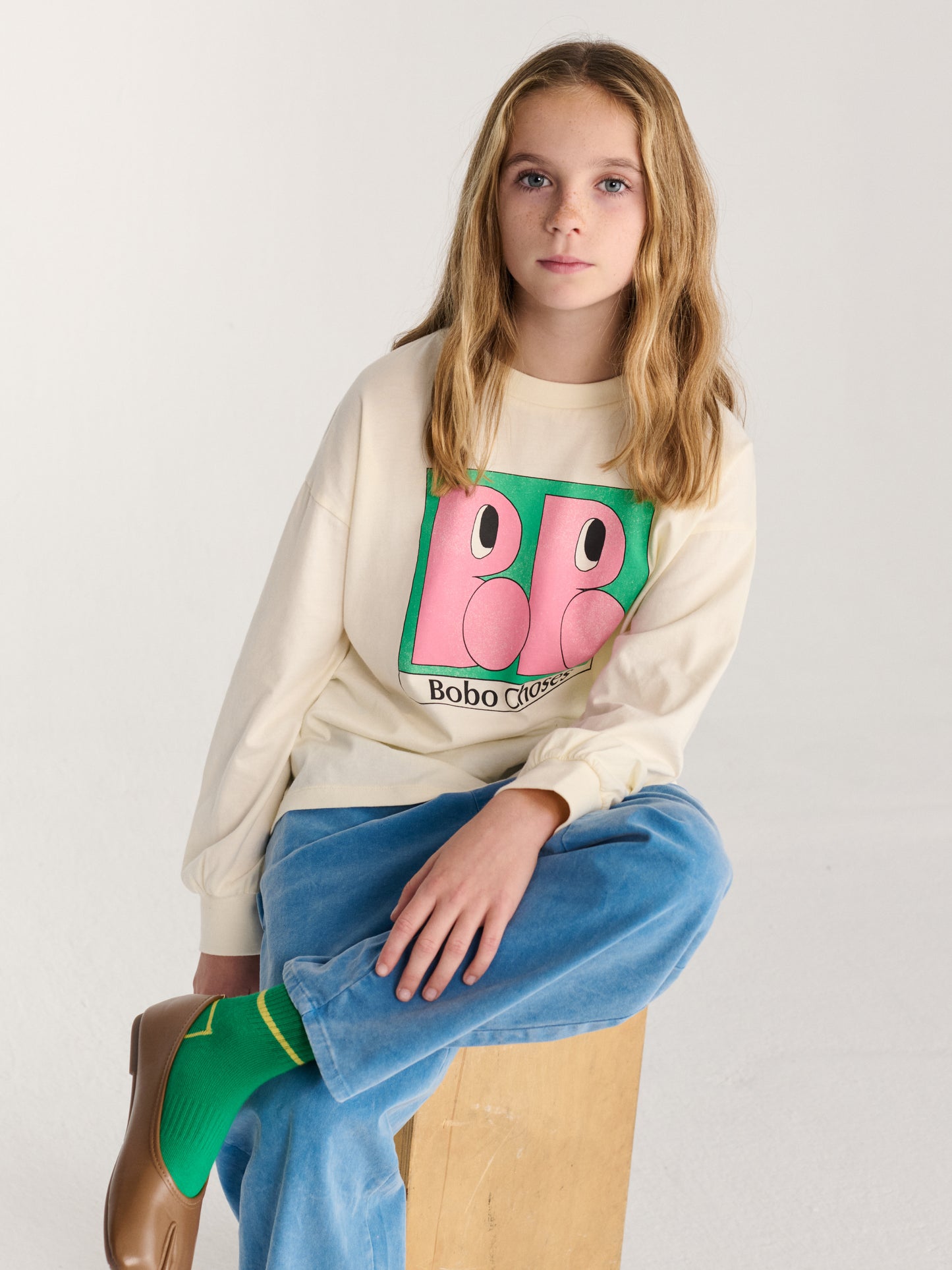 Bobo Choses Booo Bo T-shirt ecru