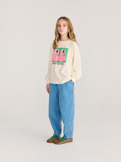 Bobo Choses Booo Bo Choses Tag woven pants light blue