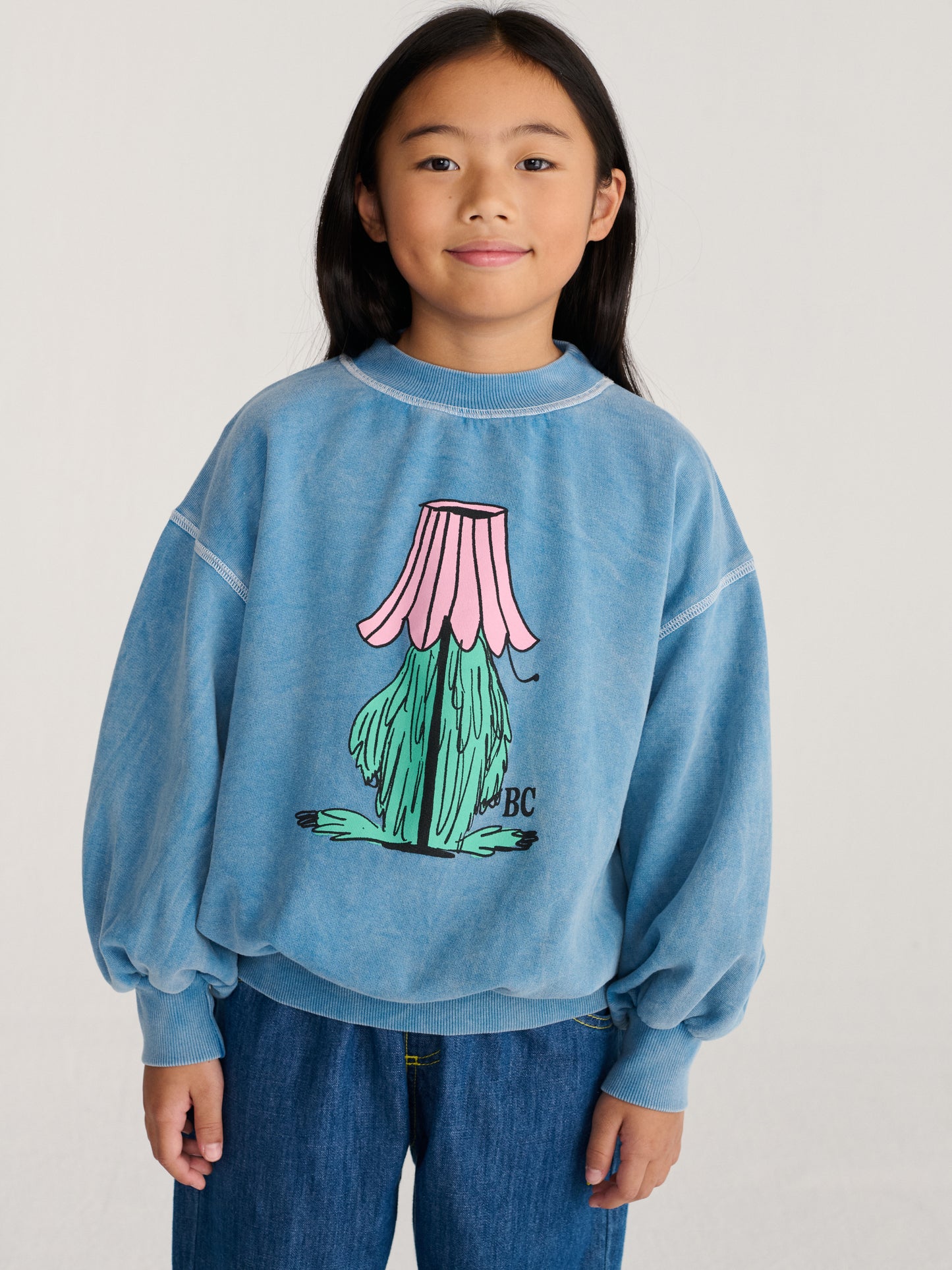 Bobo Choses Hidden Monster sweatshirt blue