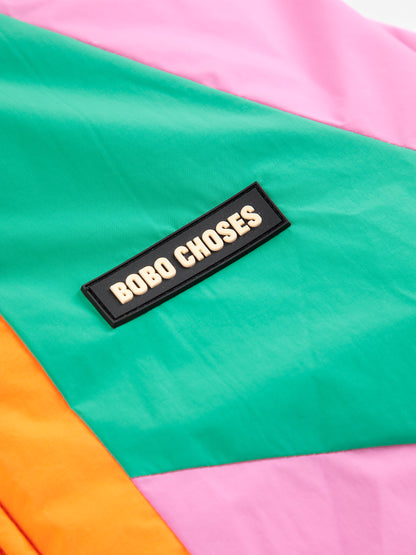 Bobo Choses Almost Moiré all over reversible anorak fuchsia