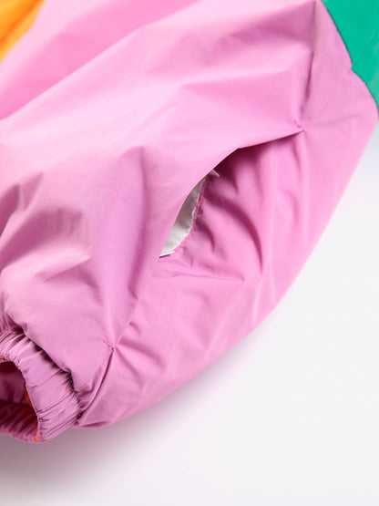 Bobo Choses Almost Moiré all over reversible anorak fuchsia