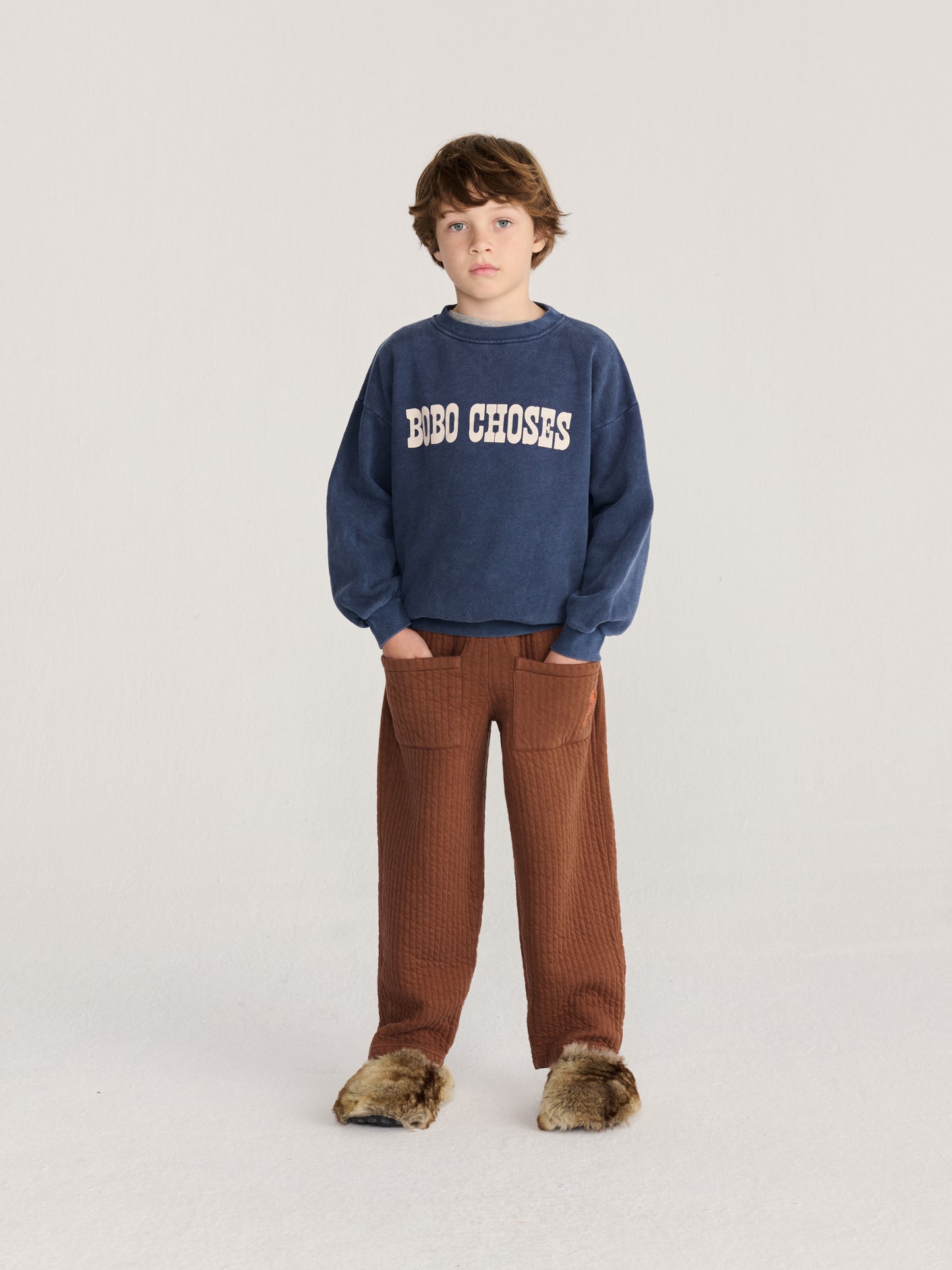 Bobo Choses Pop sweatshirt midnight blue