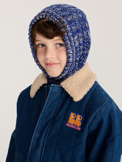 Bobo Choses Knitted balaclava navy blue