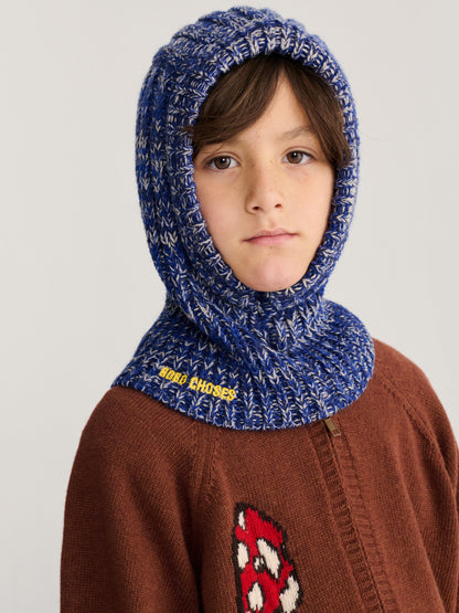 Bobo Choses Knitted balaclava navy blue