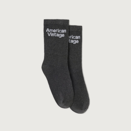 American Vintage Kids Clypsun socks charcoal melange
