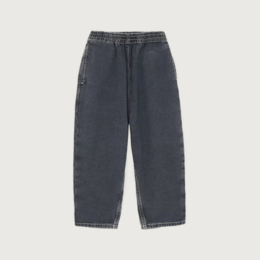 Zwarte soepele jeans broek met elastische rekker van American Vintage Kids