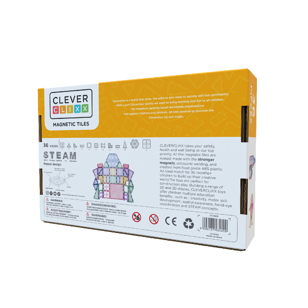 Cleverclixx Petite Pack Pastel | 36 Pieces