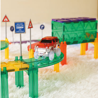 Cleverclixx Race Track Car Red