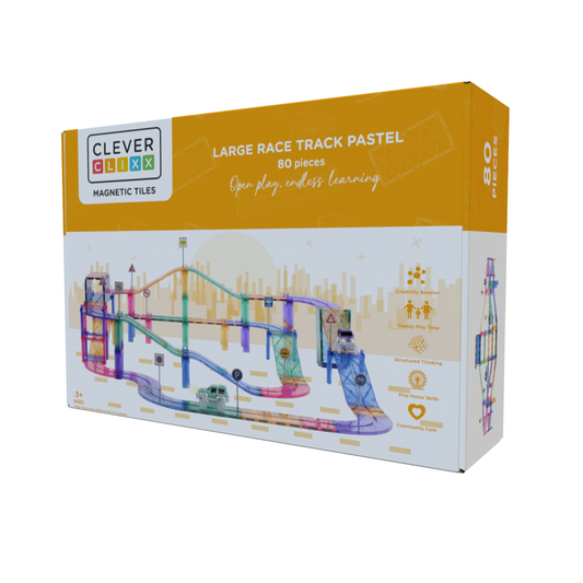 Cleverclixx Large Race Track Pastel I 80 pieces
