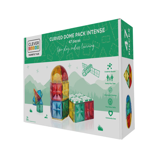 Cleverclixx Curved Dome Pack | 47 Pieces