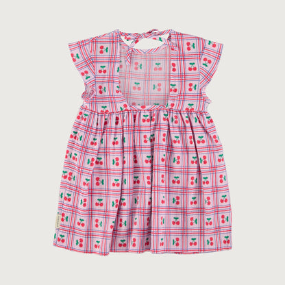 Piupiuchick Short dress lilac CHERRIES allover
