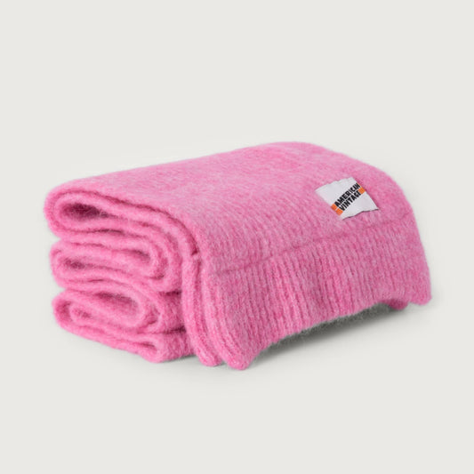 Gebreide sjaal roze van American Vintage kids