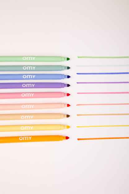 OMY set of 9 pastel markers