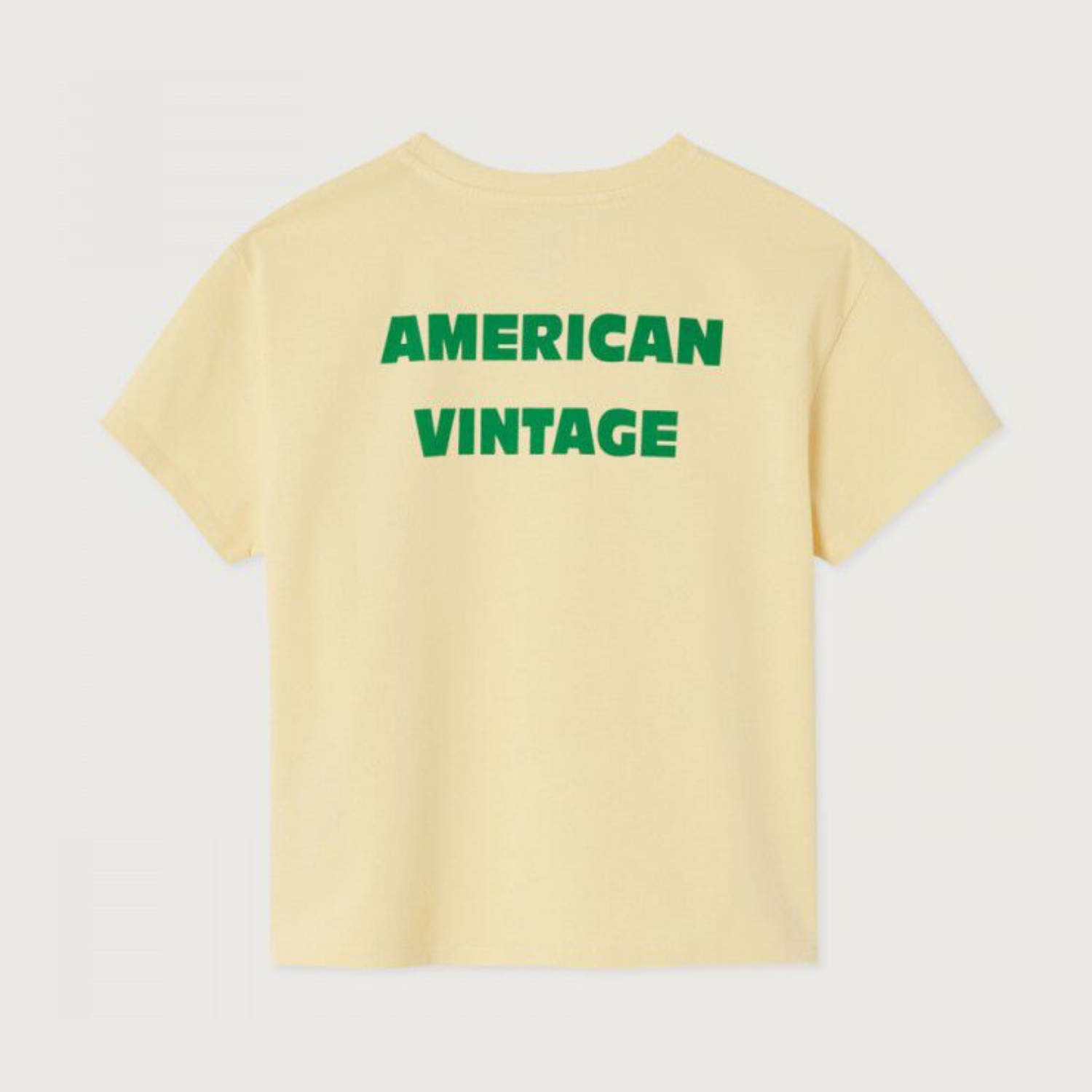 Zacht gele t-shirt Tomato Lovers van American Vintage Kids 