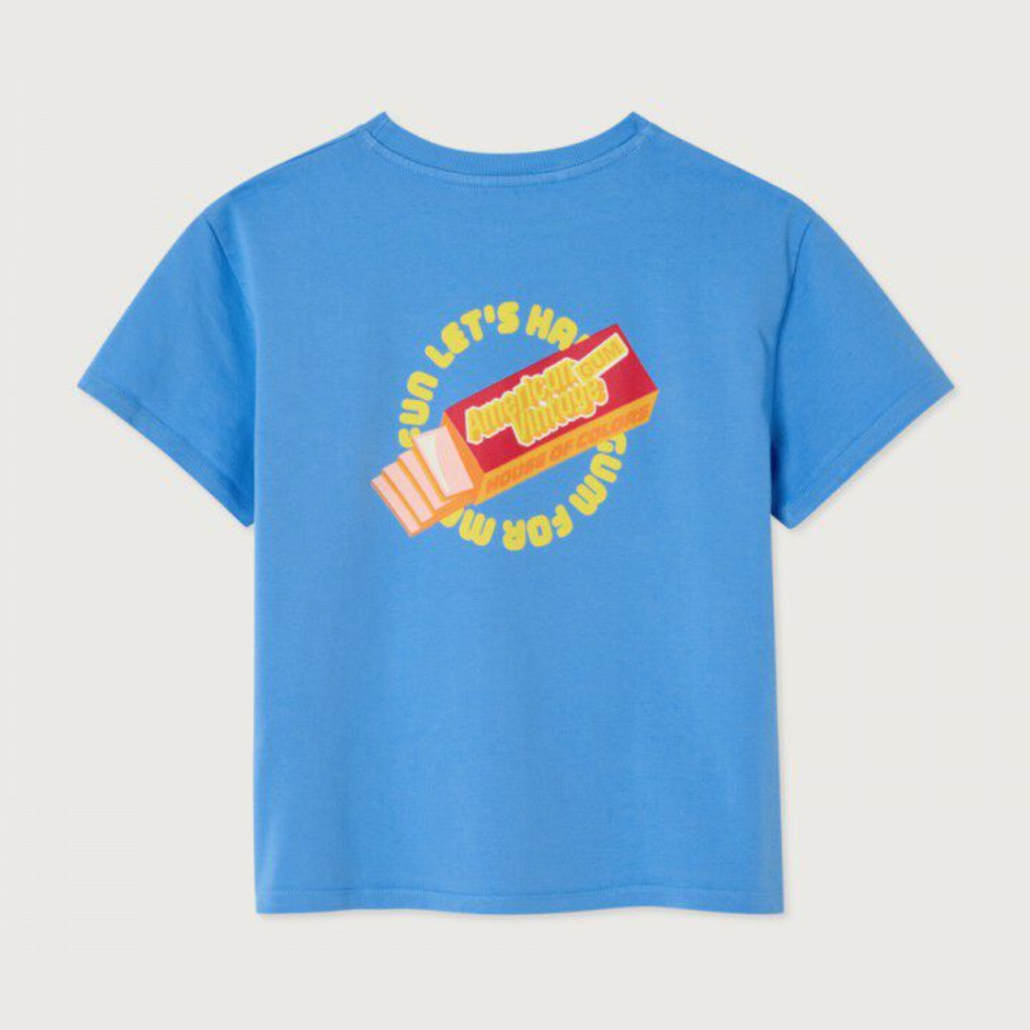 Blauwe T-shirt met tekening van American Vintage Kids