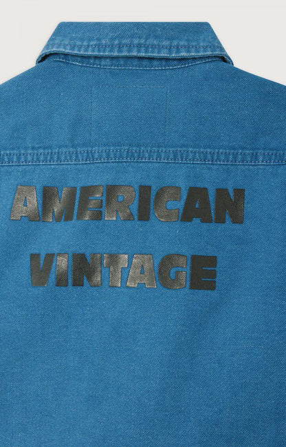 American Vintage Kids Comow jacket blue stone