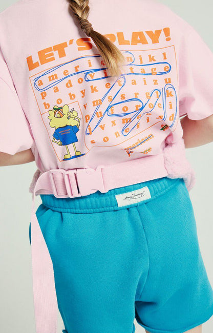 American Vintage Kids Hoktown bag dragee chine