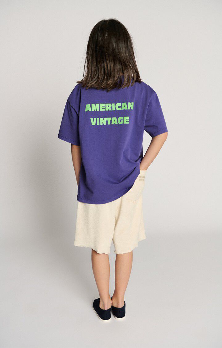 American Vintage Kids Fizvalley T-shirt vintage blueberry