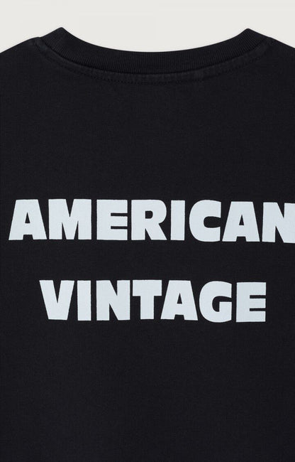 American Vintage Kids Fizvalley T-shirt black