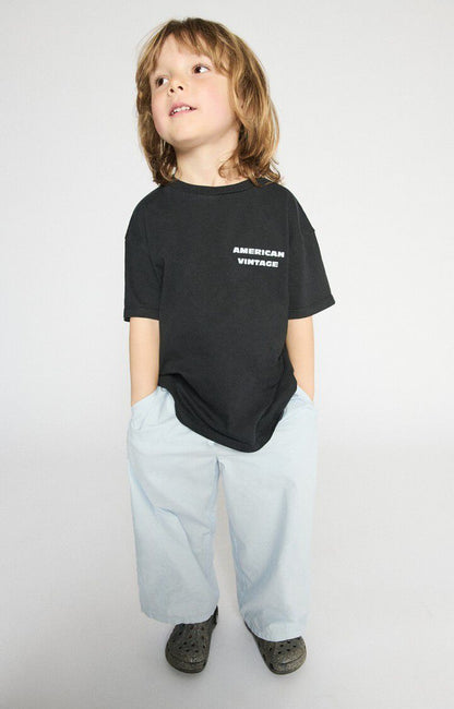 American Vintage Kids Fizvalley T-shirt black
