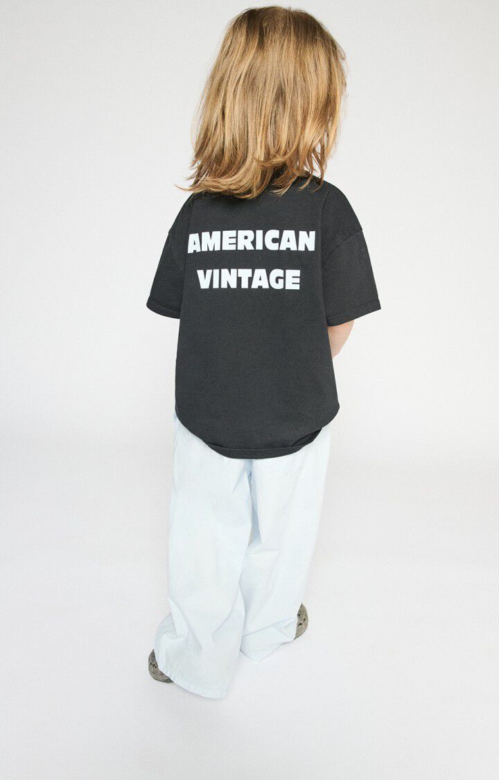 American Vintage Kids Fizvalley T-shirt black