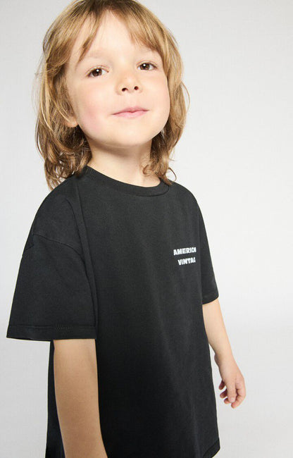 American Vintage Kids Fizvalley T-shirt black