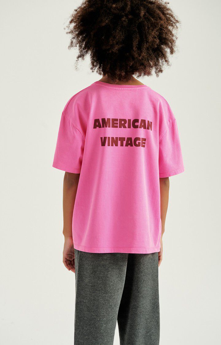 American Vintage Kids Fizvalley T-shirt rose fluo / 13Y