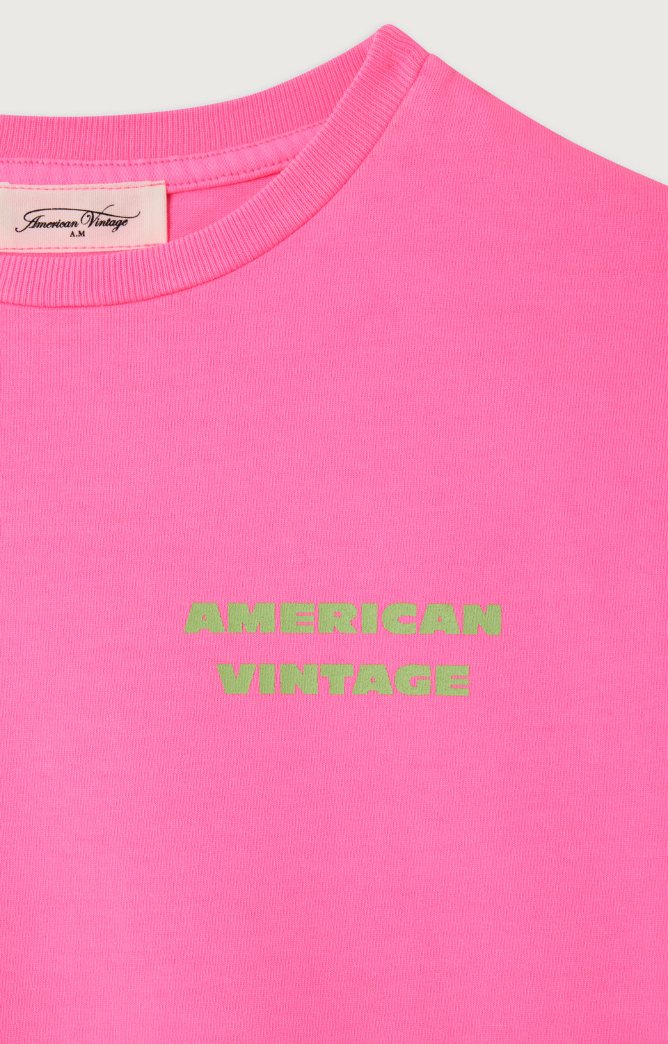 American Vintage Kids Fizvalley T-shirt rose fluo