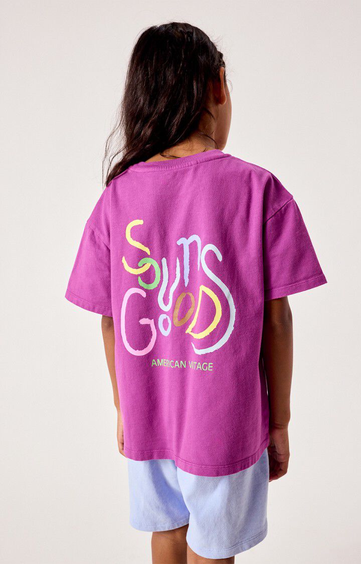 American Vintage Kids Fizvalley t-shirt vintage grape juice