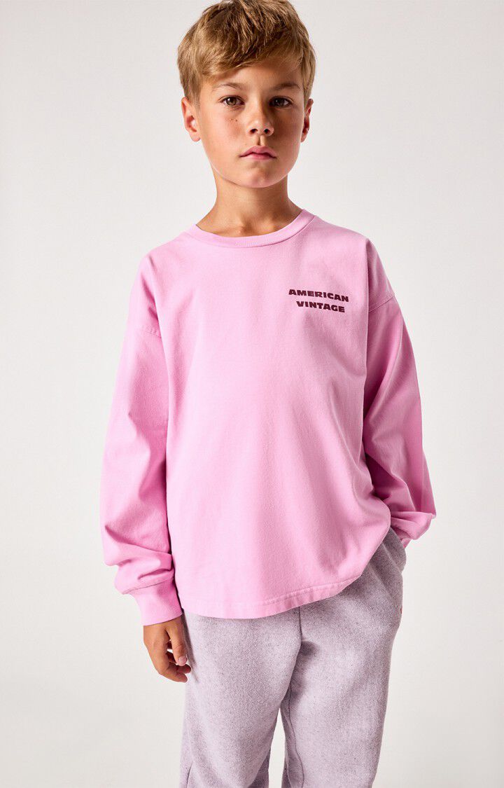 American Vintage Kids Fizvalley t-shirt cotton candy