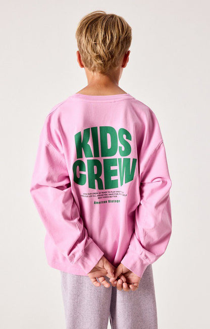American Vintage Kids Fizvalley t-shirt cotton candy