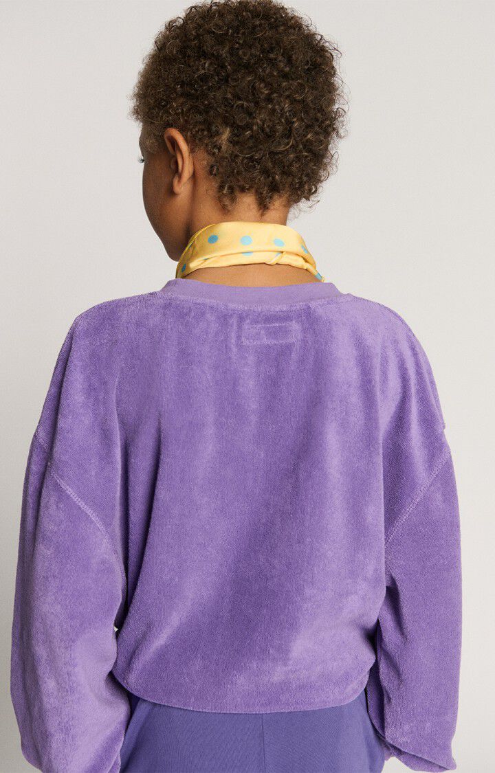American Vintage Kids Sweatshirt fuxow purple