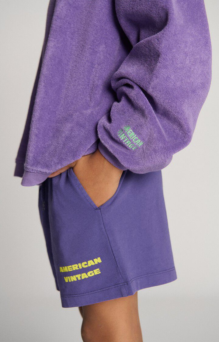 American Vintage Kids Sweatshirt fuxow purple