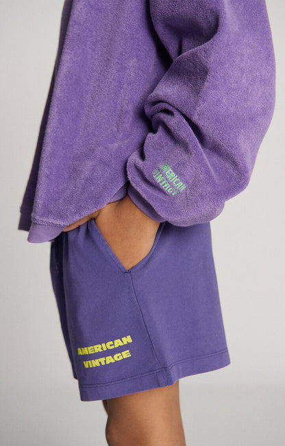 American Vintage Kids Sweatshirt fuxow purple