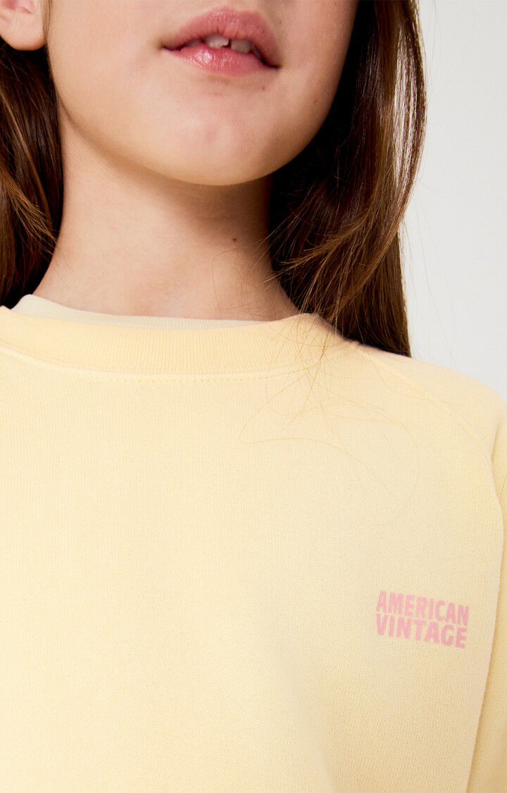 American Vintage Kids Izubird sweat vanille vintage