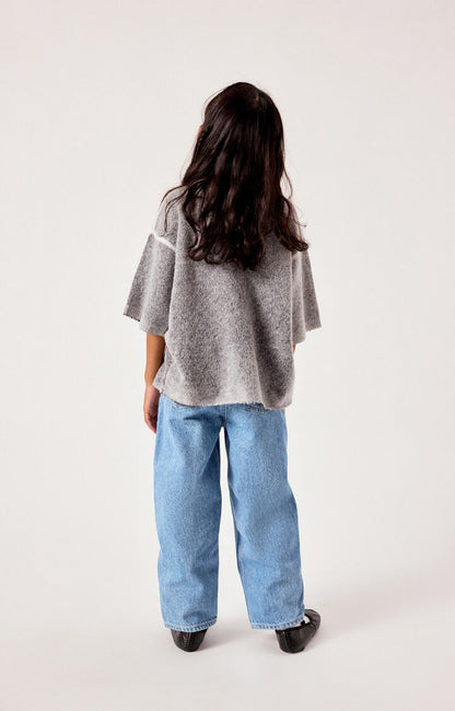 American Vintage Kids Joybird denim trousers authentic stone