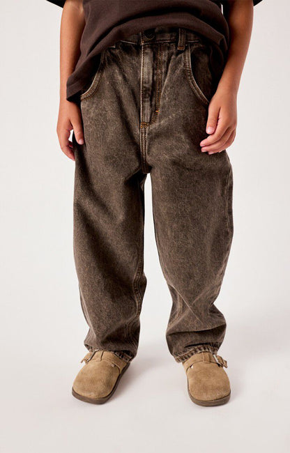 American Vintage Kids Balloon Jeans Oshow stone brown